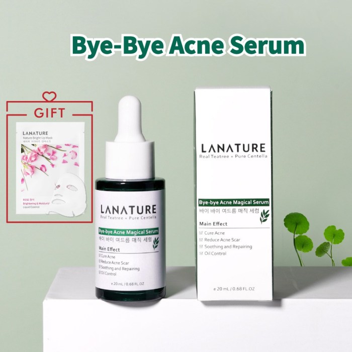 Cek Ingredients La Nature Bye Bye Acne Magical Serum
