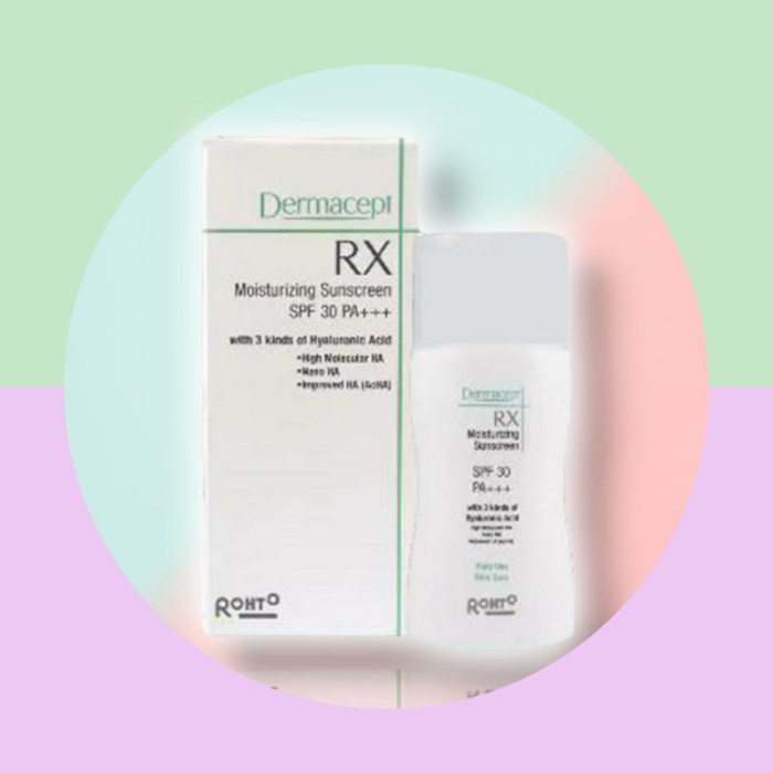 Cek Ingredients Dermacept RX Moisturizing Sunscreen SPF 30 PA+++