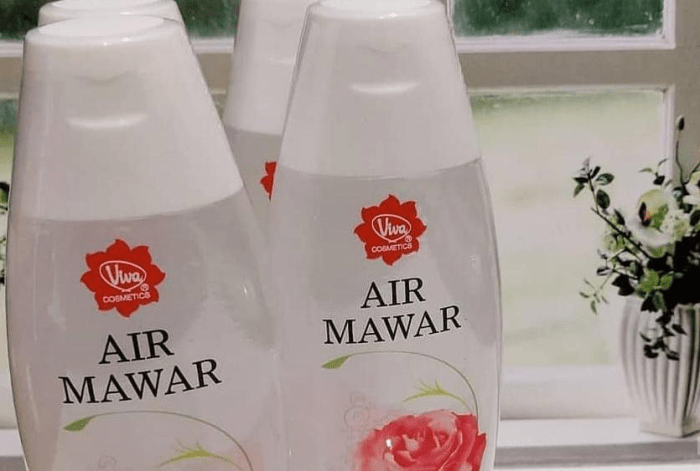 Manfaat Viva Air Mawar dan Ingredientsnya terbaru