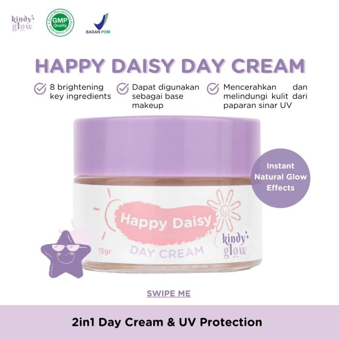 Cek Ingredients Kindy Glow Happy Daisy Day Cream