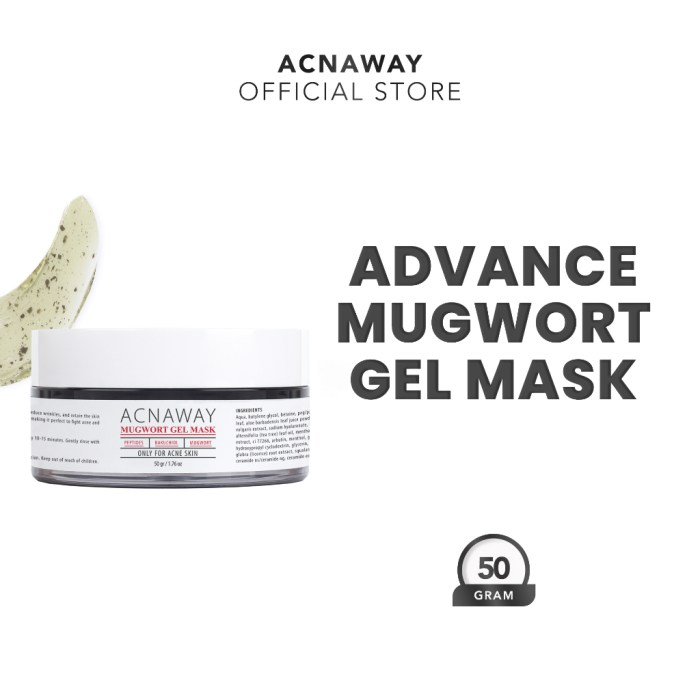 Cek Ingredients Acnaway Niacinamide + Mugwort Gel Mask