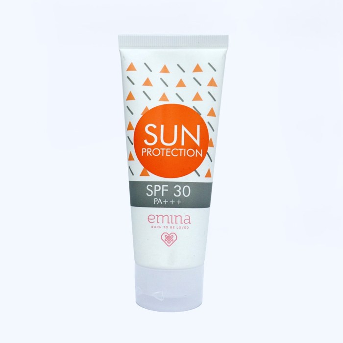 Penjelasan Ingredients Emina Sun Protection SPF 30 PA+++ terbaru