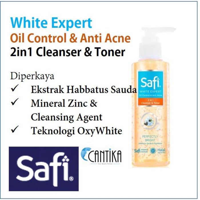 Membahas Ingredients Safi White Expert Oil Control & Anti Acne 2 in 1 Cleanser and Toner terbaru