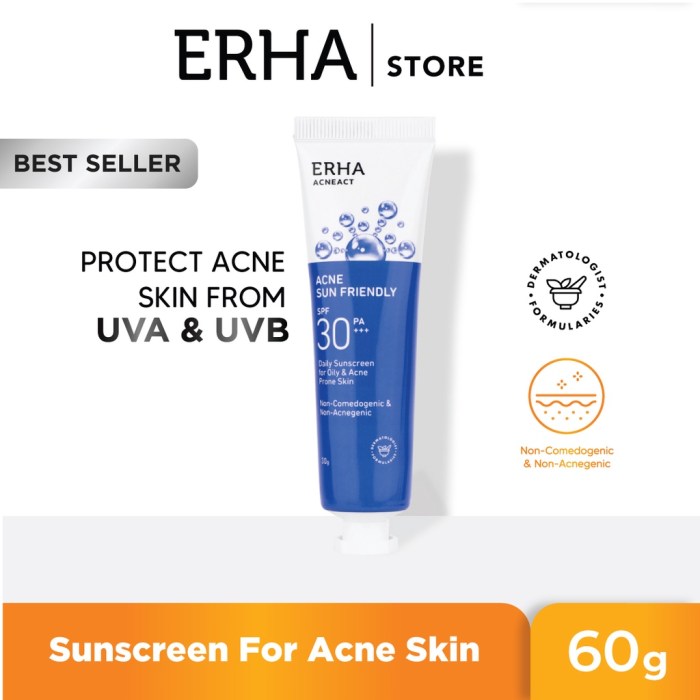[[Update Formula]] Cek Ingredients Erha Acneact Acne Sunfriendly SPF 30 PA+++ terbaru