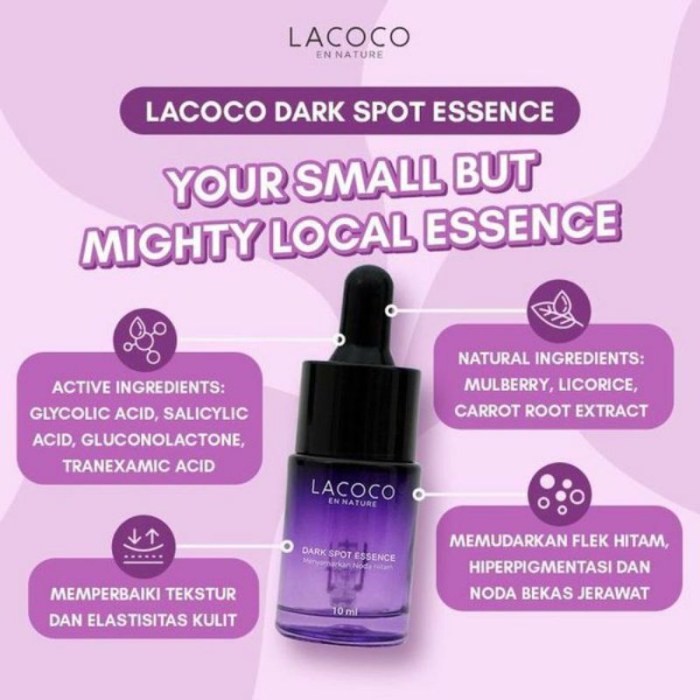 Cek Ingredients Lacoco Dark Spot Essence