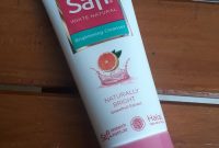 Review Safi Natural White Brightening Cleanser Grapefruit. [+Penjelasan Ingredients] terbaru