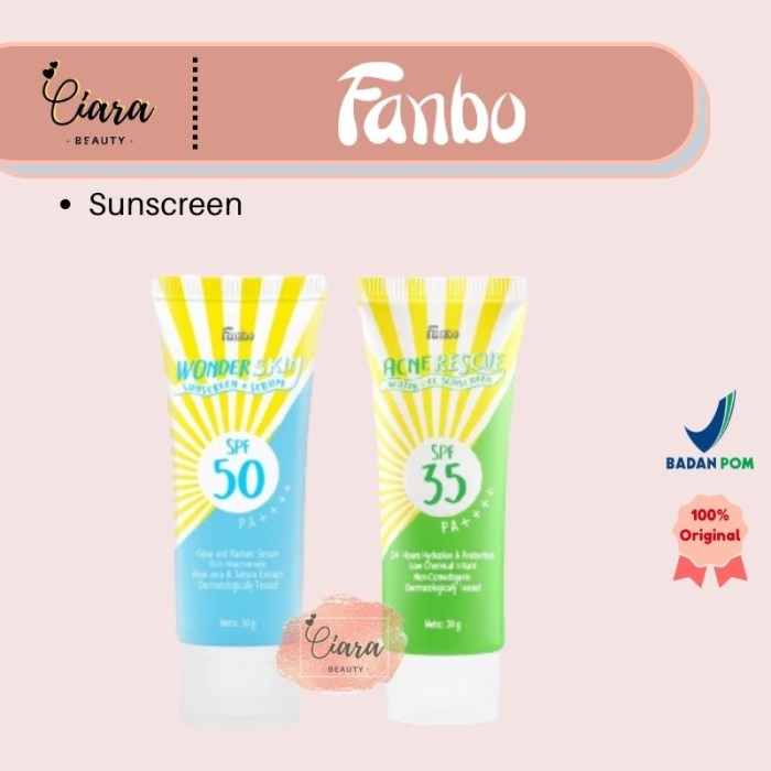 Cek Ingredients Fanbo Acne Rescue Serum