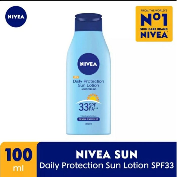 Cek Ingredients NIVEA Daily Protection Sun Lotion SPF 33 PA+++