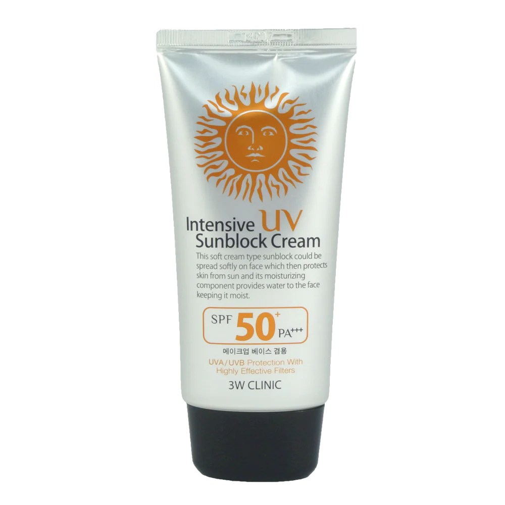 Cek Ingredients 3 W Clinic Intensive UV Sunblock SPF 50+ PA+++