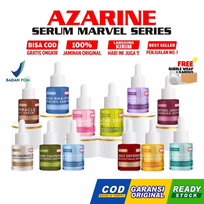 Cek Ingredients Azarine Marvel Daily Defender Serum