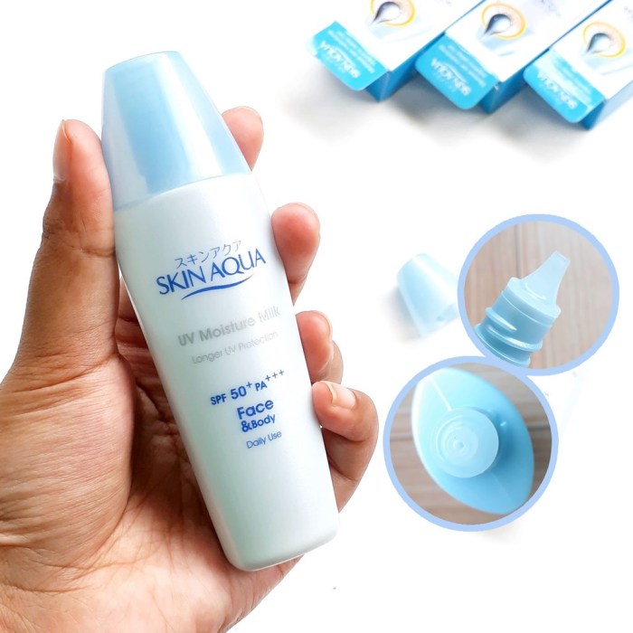 Penjelasan Ingredients Skin Aqua Moisture Milk Spf 50+ PA++++ terbaru