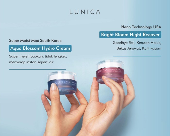 Cek Ingredients Lunica Aqua Blossom Hydro Cream terbaru