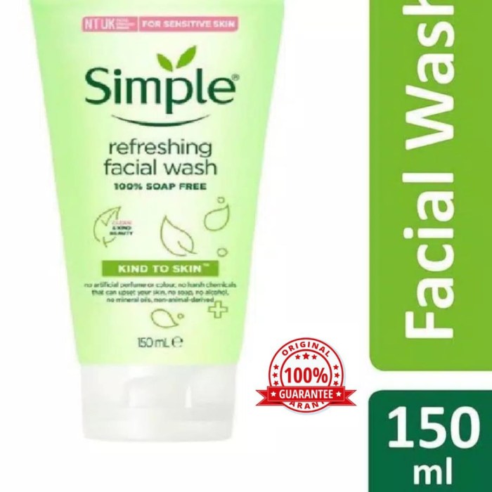 Cek Ingredients Simple Refreshing Facial Wash