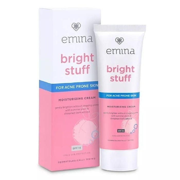 Cek Ingredients Emina Bright Stuff for Acne Prone Skin Moisturizer terbaru