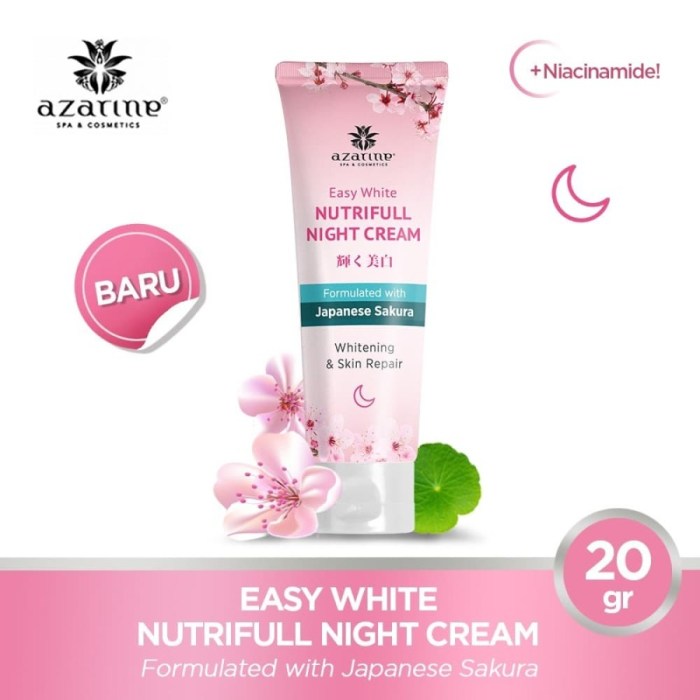 Penjelasan Ingredients Azarine Easy White Night Cream