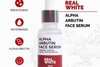 Cek Ingredients Real White Alpha Arbutin Serum terbaru