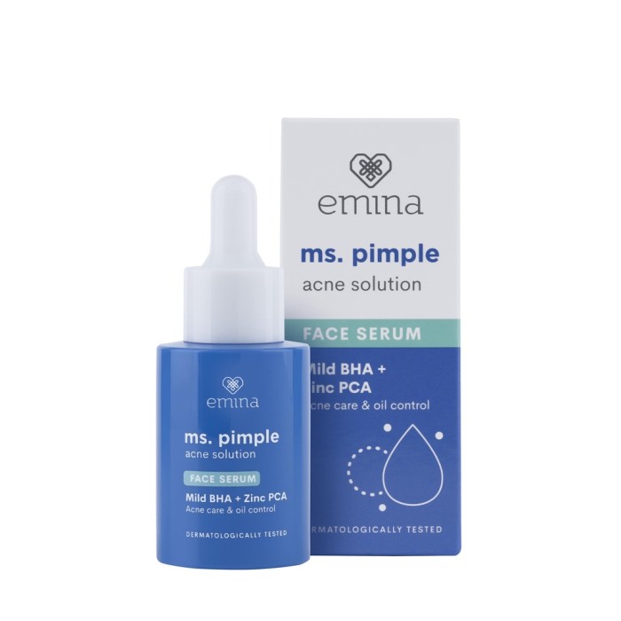 Cek Ingredients Emina Ms Pimple Acne Solution Face Serum