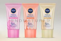 nivea spf50 protect rose