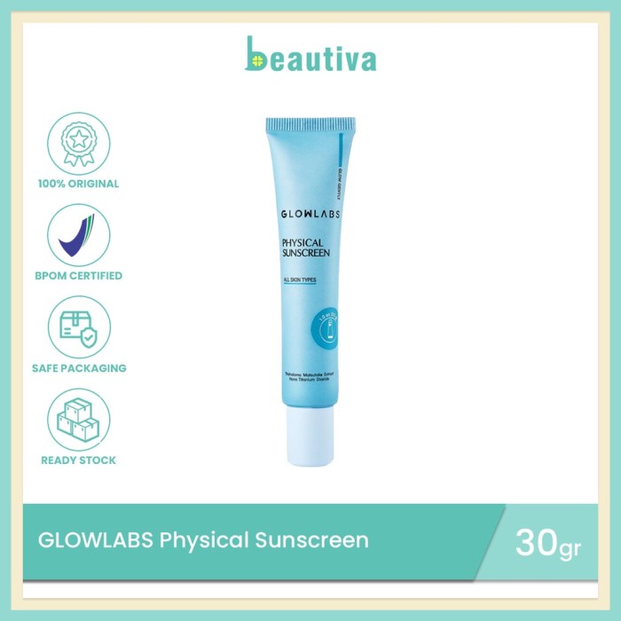 Cek Ingredients Glowlabs Physical Sunscreen SPF 50 PA+++