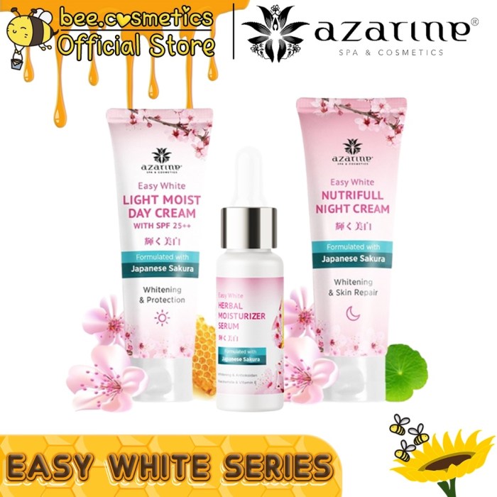 Membedah Ingredients Azarine Easy White Day Cream terbaru