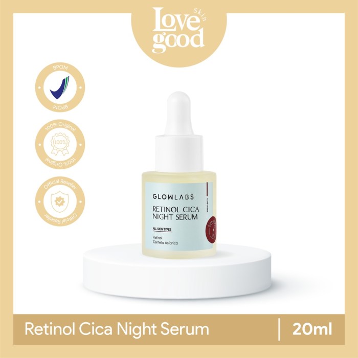 Cek Ingredients Glowlabs Retinol-Cica Night Serum