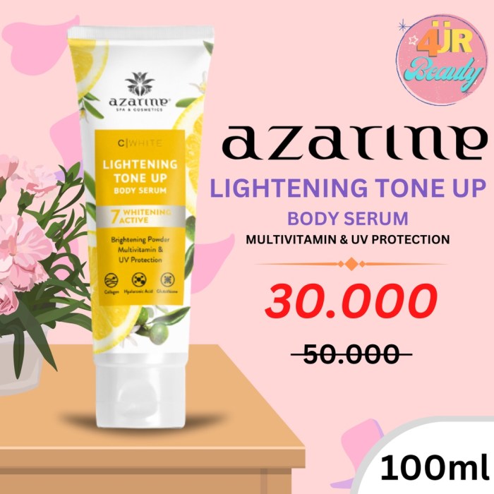 Azarine C-WHITE Lightening Serum [Mengenal Ingredients] terbaru