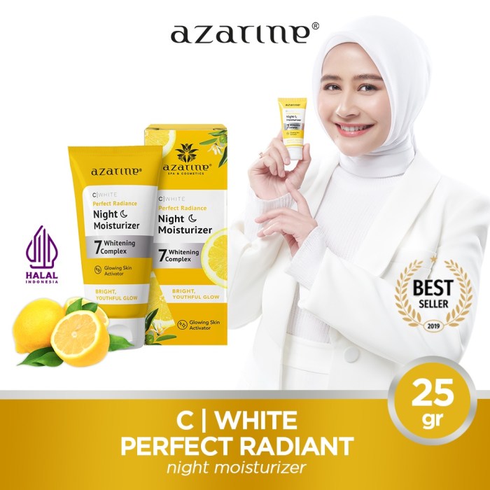 Mengintip Ingredients Azarine C White Perfect Radiance Night Moistirizer