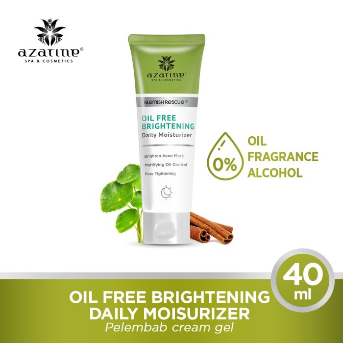 Cek Ingredients Azarine Oil-free Brightening Daily Moisturizer terbaru