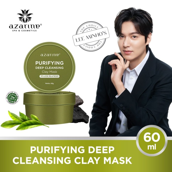 Cek Ingredients Azarine Deep Cleansing & Pore Refining Clay Mask