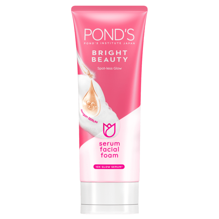 Cek Ingredients Pond's Berry Glow Facial Foam Ice Cream Collection