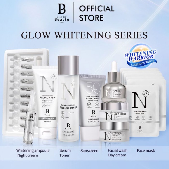 Cek Ingredients Premiere Beaute Luminous White Series Glow Brightening Night Cream terbaru