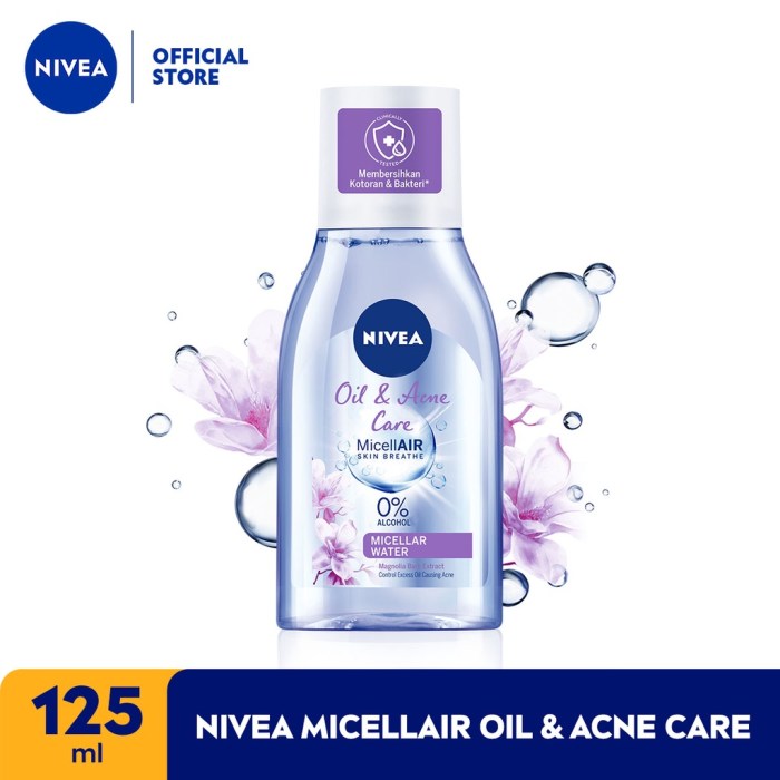 Cek Ingredients Nivea MichellAir Oily & Acne Care Micellar Water