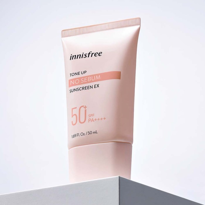 Cek Ingredients Innisfree Tone UP No Sebum Sunscreen 50+ PA++++ terbaru