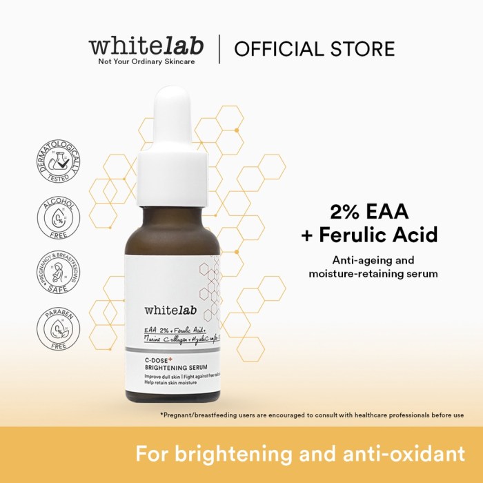 Cek Ingredients Whitelab C-Dose Brightening Serum