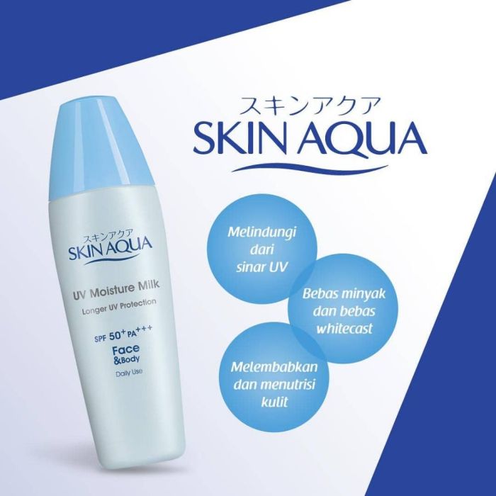 Penjelasan Ingredients Skin Aqua Moisture Milk Spf 50+ PA++++