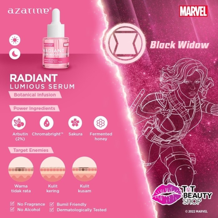 Cek Ingredients Azarine MARVEL Radiant Luminous serum