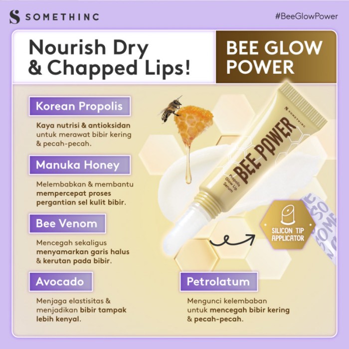 Cek Ingredients Somethinc 60% Propolis Bee Glow Essence Power terbaru