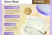 Cek Ingredients Somethinc BEE POWER Propolis & Manuka Honey Sleeping Mask