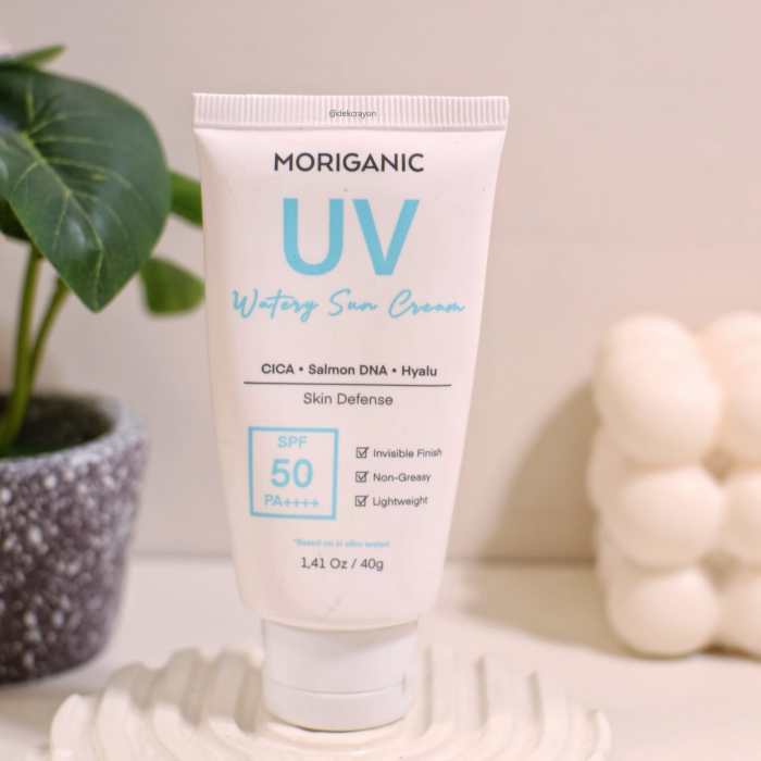 Cek Ingredients Moriganic Sunscreen UV Watery Sun Cream SPF 50 PA++++