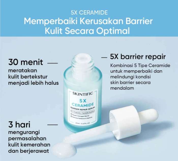Cek Ingredients SKINTIFIC 5X Ceramide Barrier Repair Serum