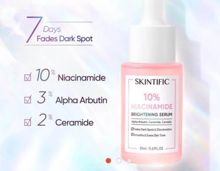 Cek Ingredients Skintific Niacinamide 10% Serum