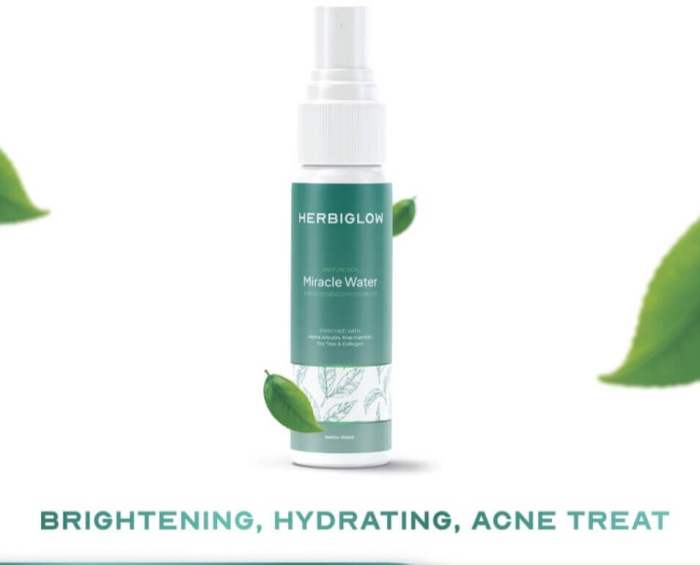 Cek Ingredients Herbiglow Miracle Water Hydrating & Glowing Face Mist Toner