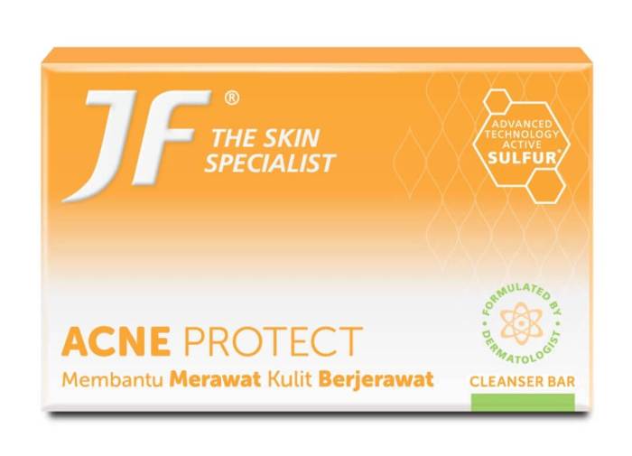 Cek Ingredients JF Sulfur Acne Spot Facial Foam terbaru