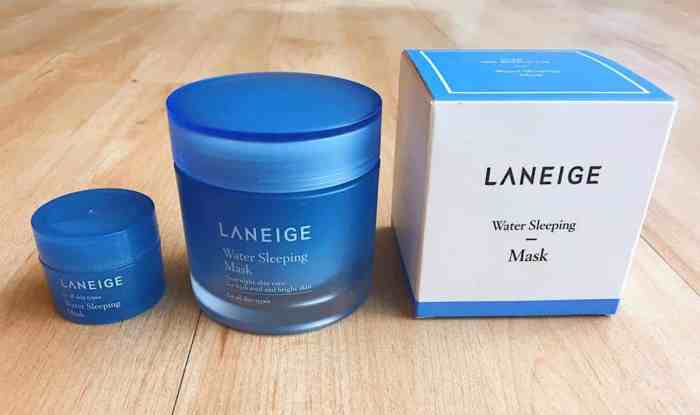 water mask sleeping laneige review poster credit official