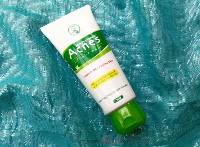 Review: Ingredients Acnes Creamy Wash