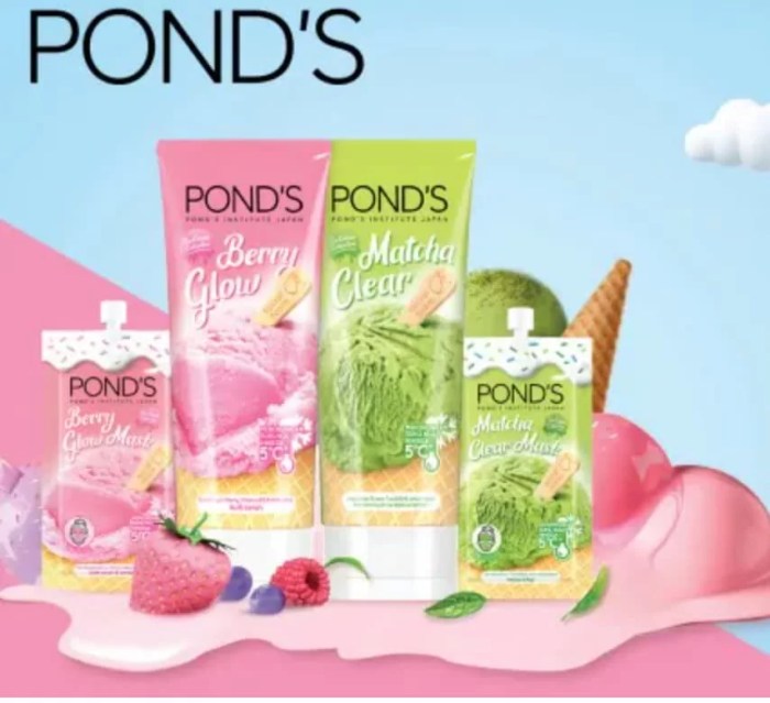 Cek Ingredients Ponds Matcha Clear Facial Foam Ice Cream Collection