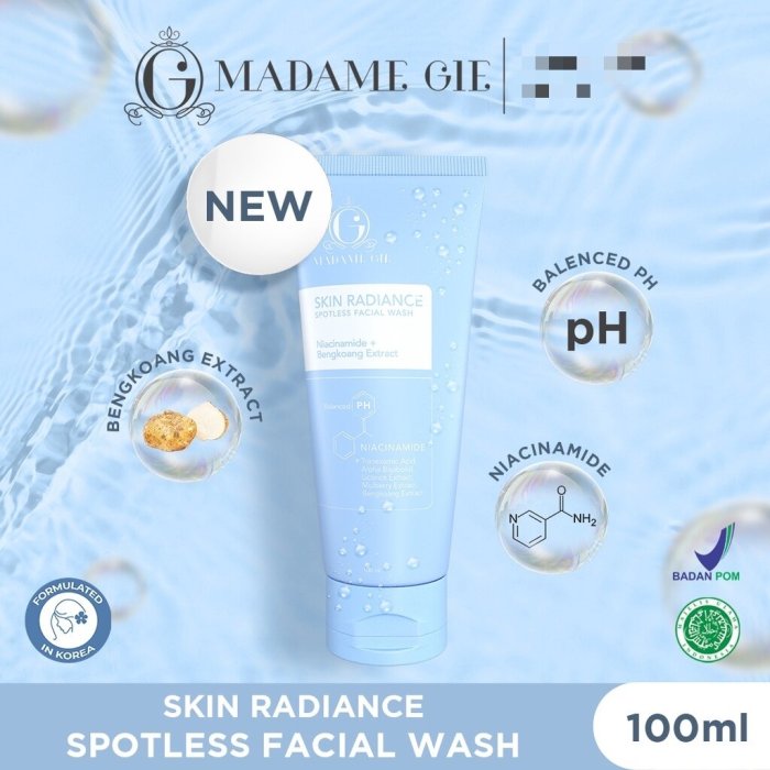 Cek Ingredients Madam Gie Skin Radiance Spotless Facial Wash terbaru