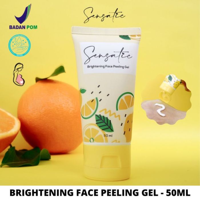 Cek Ingredients Sensatic Brightening Face Peeling Gel