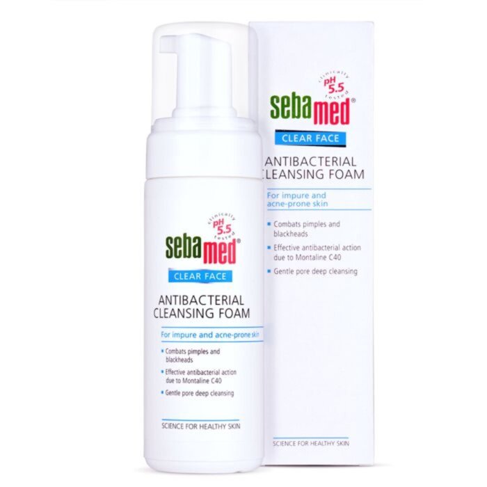sebamed facial cleansing antibacterial sensitif bagus kulit
