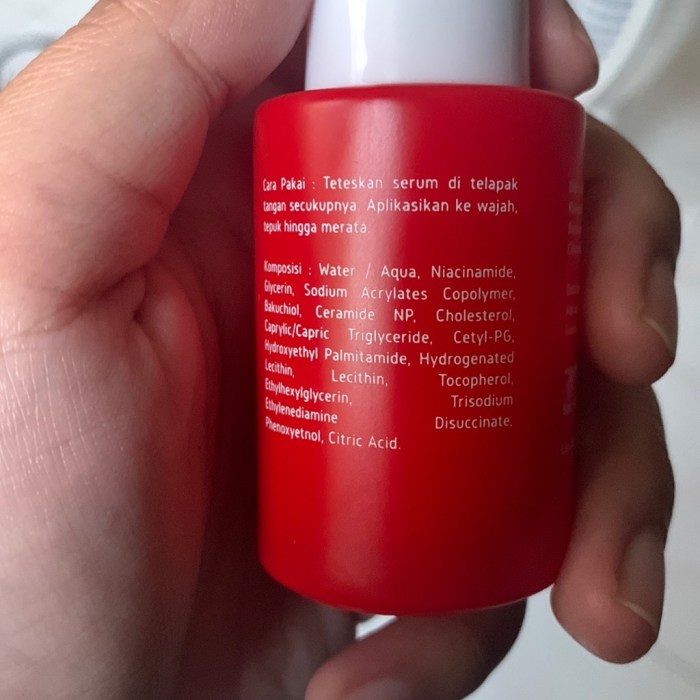 Cek Ingredients Skin Game Acne Combat Serum